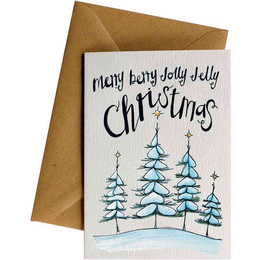 Image of Merry Berry Christmas <br> Greeting Card