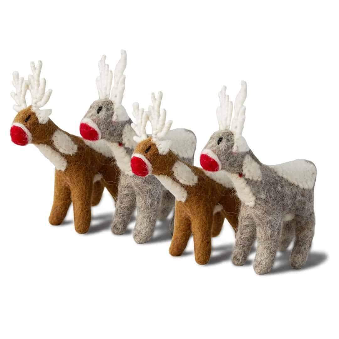 santa's reindeer stuffed animals