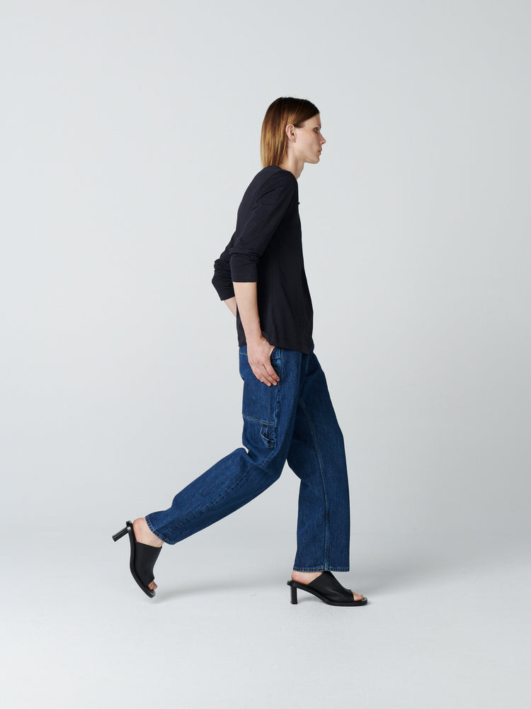 STUDIO NICHOLSON WASHED WIDE DENIM PANT www.cotepotager.ch