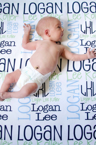 newborn blanket with name