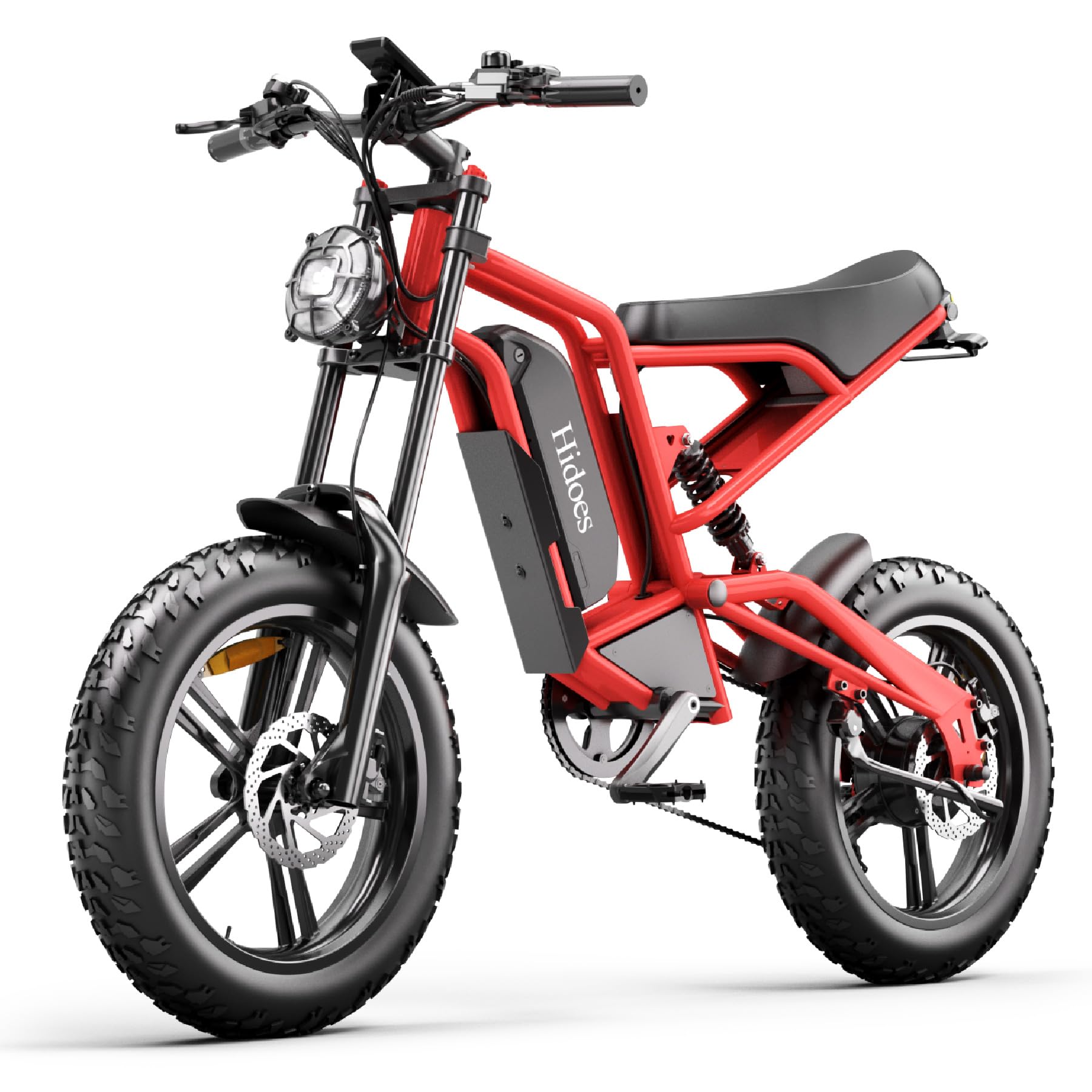 1200W Electirc Bike for Adult,Electirc Bicyle with 15.6AH Removable Lithium Battery Up to 37MPH 35Miles, 20Inch All-Terrain E-Bike Ideal for Mountains, Snow, Sand, and Road