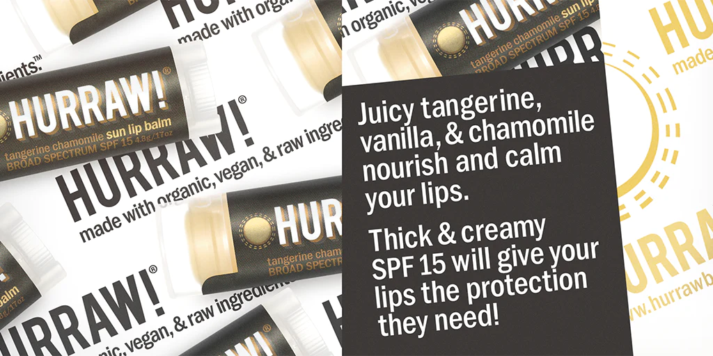 Hurraw Lip Balm. Pure, perfectly natural, made from premium raw & organic ingredients - One Fine Secret