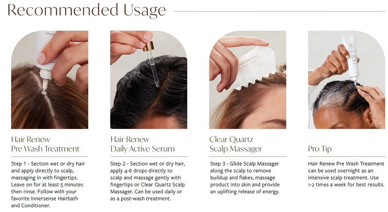 How to use Innersense Harmonic Hair Renew Set. One Fine Secret. Official Stockist in Melbourne, Australia.