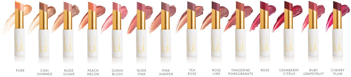 Luk Beautifood Lip Nourish Lipstick Colour Swatch. Official Stockist One Fine Secret