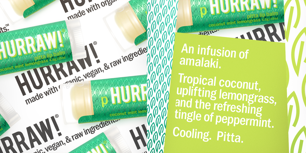 Hurraw! Lip Balm 4.8g - Coconut Mint Lemongrass