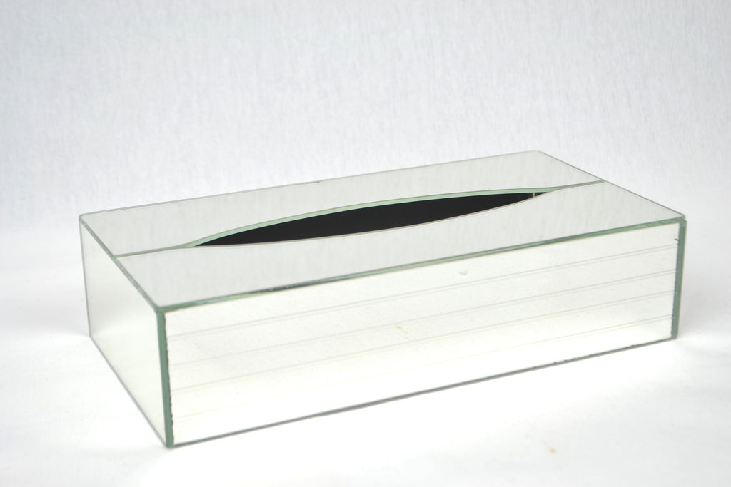 mirrored tissue box the range