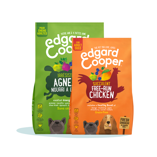 Grain free dog food with fresh meat  Edgard u0026 Cooper