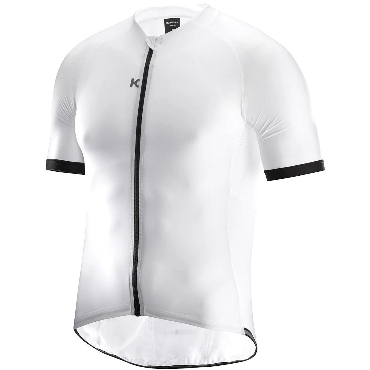 white cycling jersey