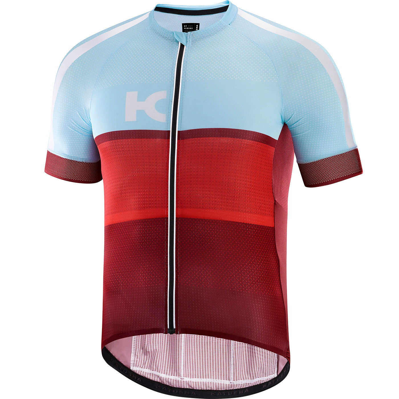 light blue cycling jersey