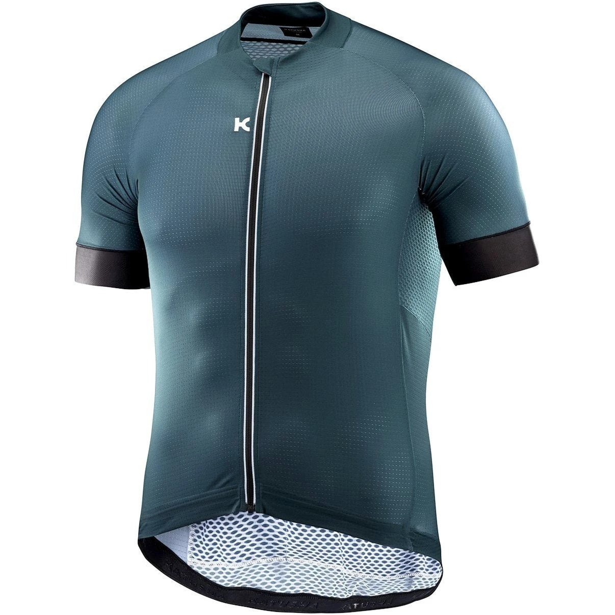 teal cycling jersey