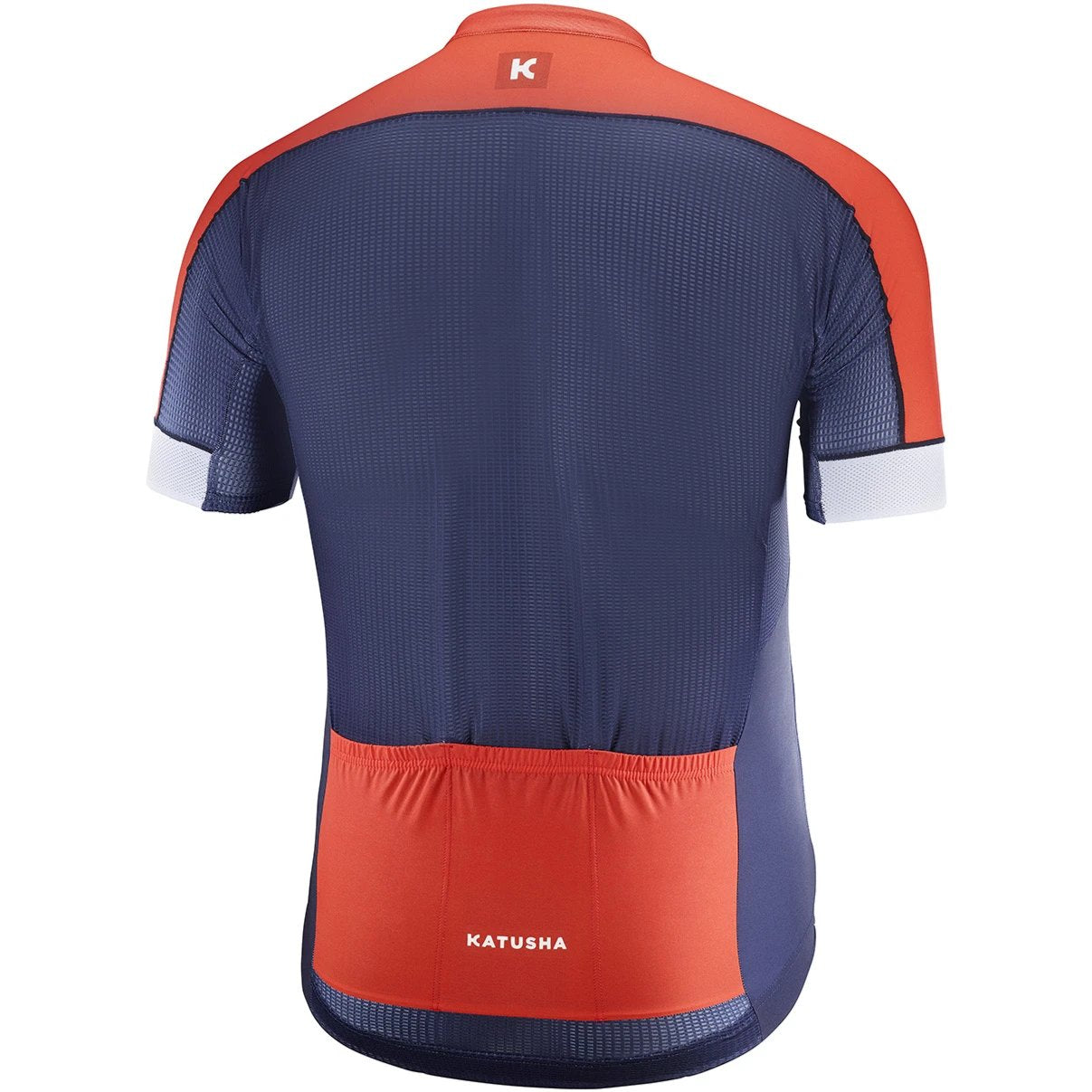 orange short sleeve cycling jersey