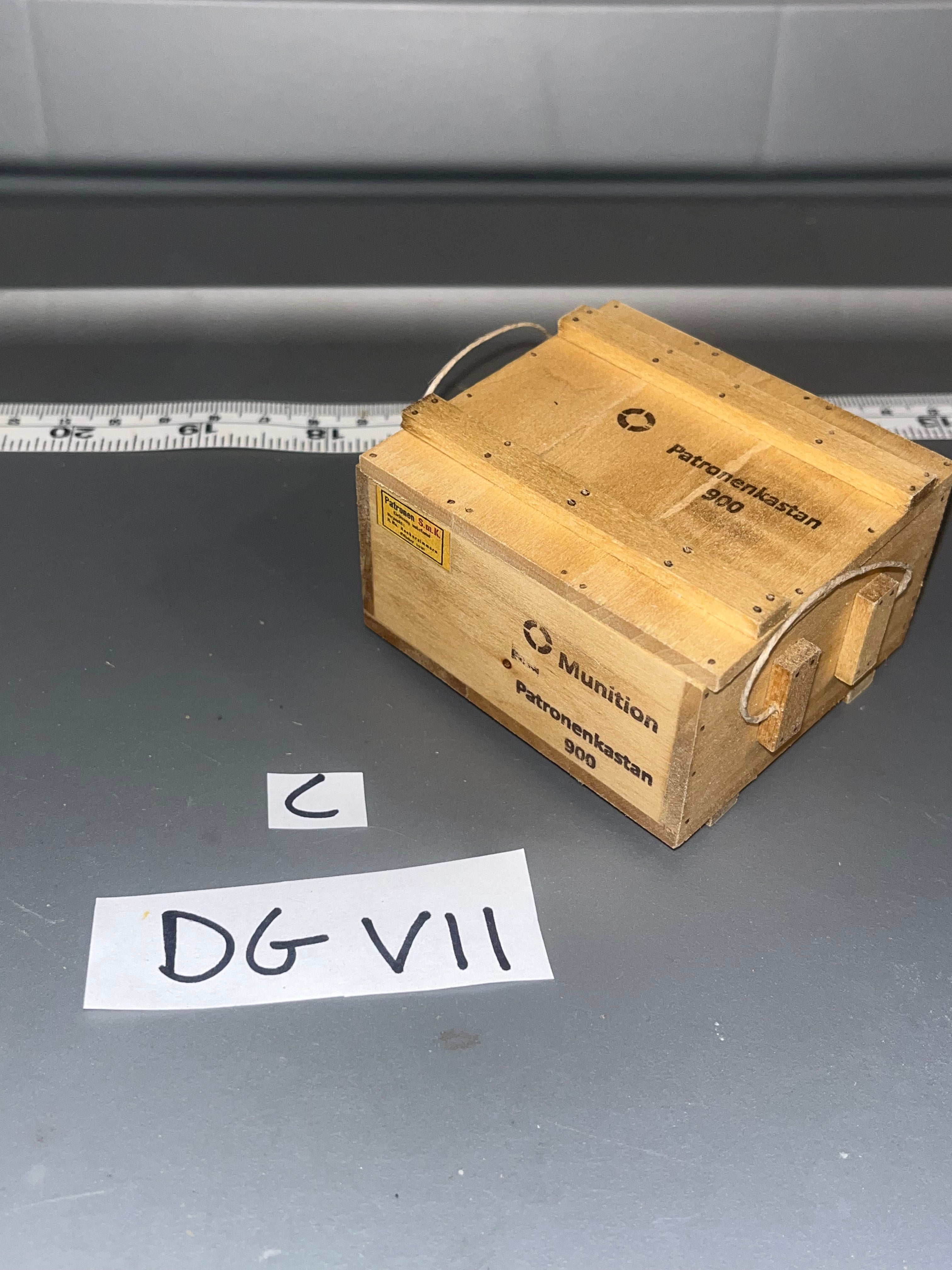 1/6 Scale WWII German Ammunition Crate - Small Arms