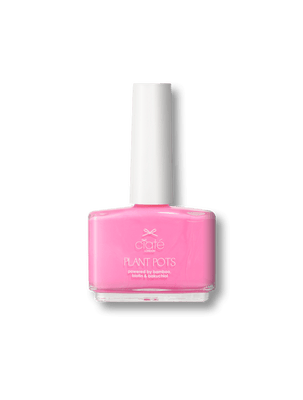 Image of Pink nail polish bottle with winking face