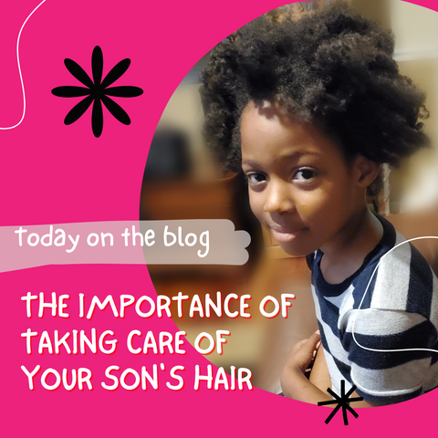 Beauty Bar & Supply blog on taking care of your son's hair.