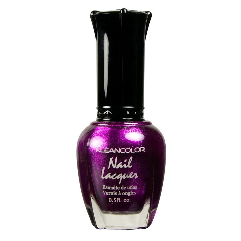 Kleancolor Nail Lacquer Metallic Fuschia Beauty Bar Supply