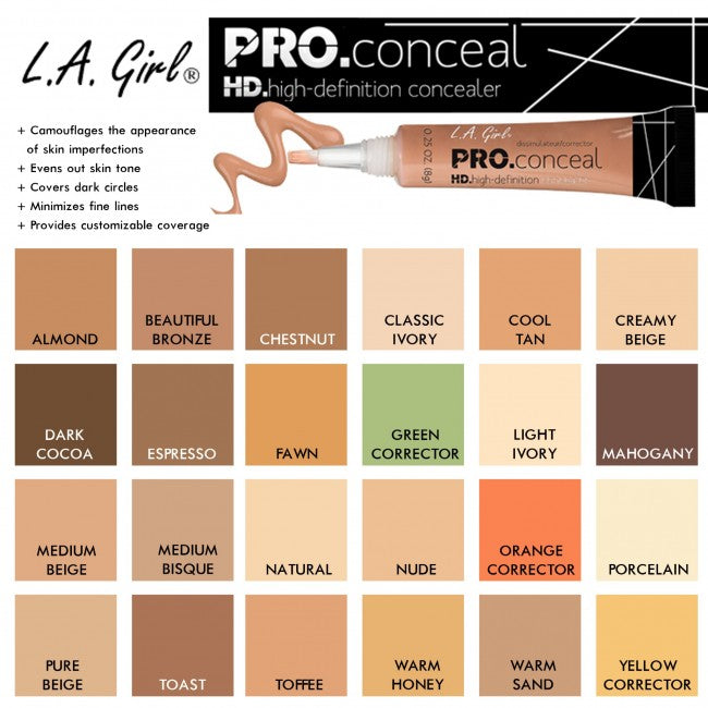 La Girl Hd Pro Conceal Beauty Bar And Supply 