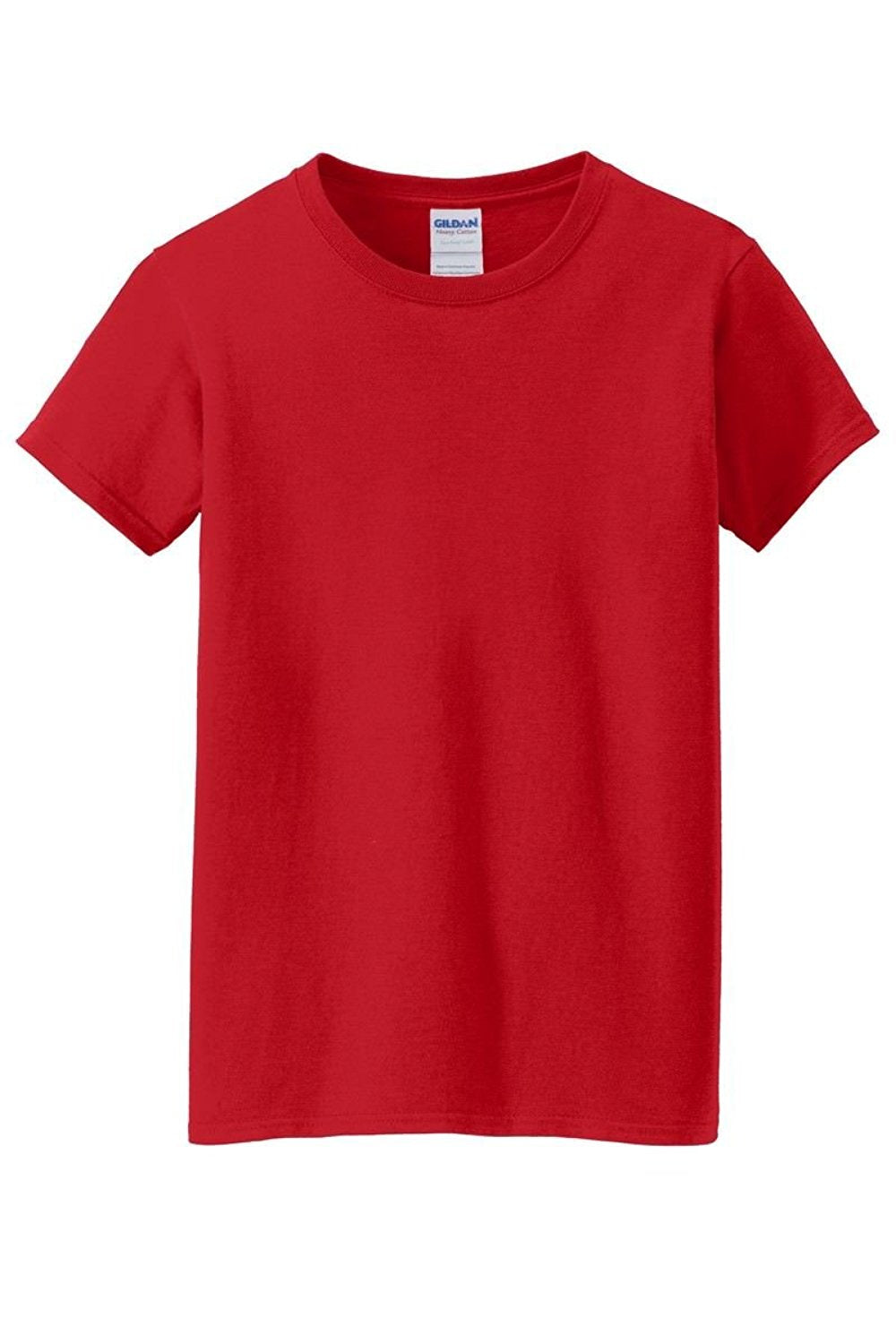 red t shirt blank