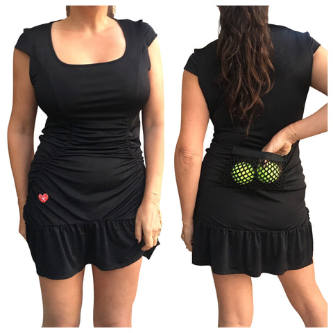 Dry Tennis Balls In Your Little Black Tennis Dress Court To Cocktails Luxury 