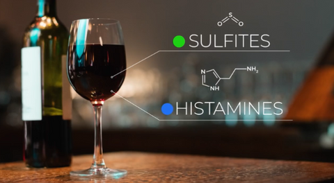 Sulfites and Histamines in Wine