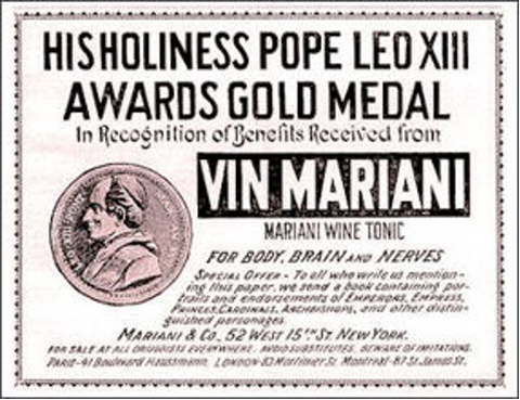 Pope Wine Ad