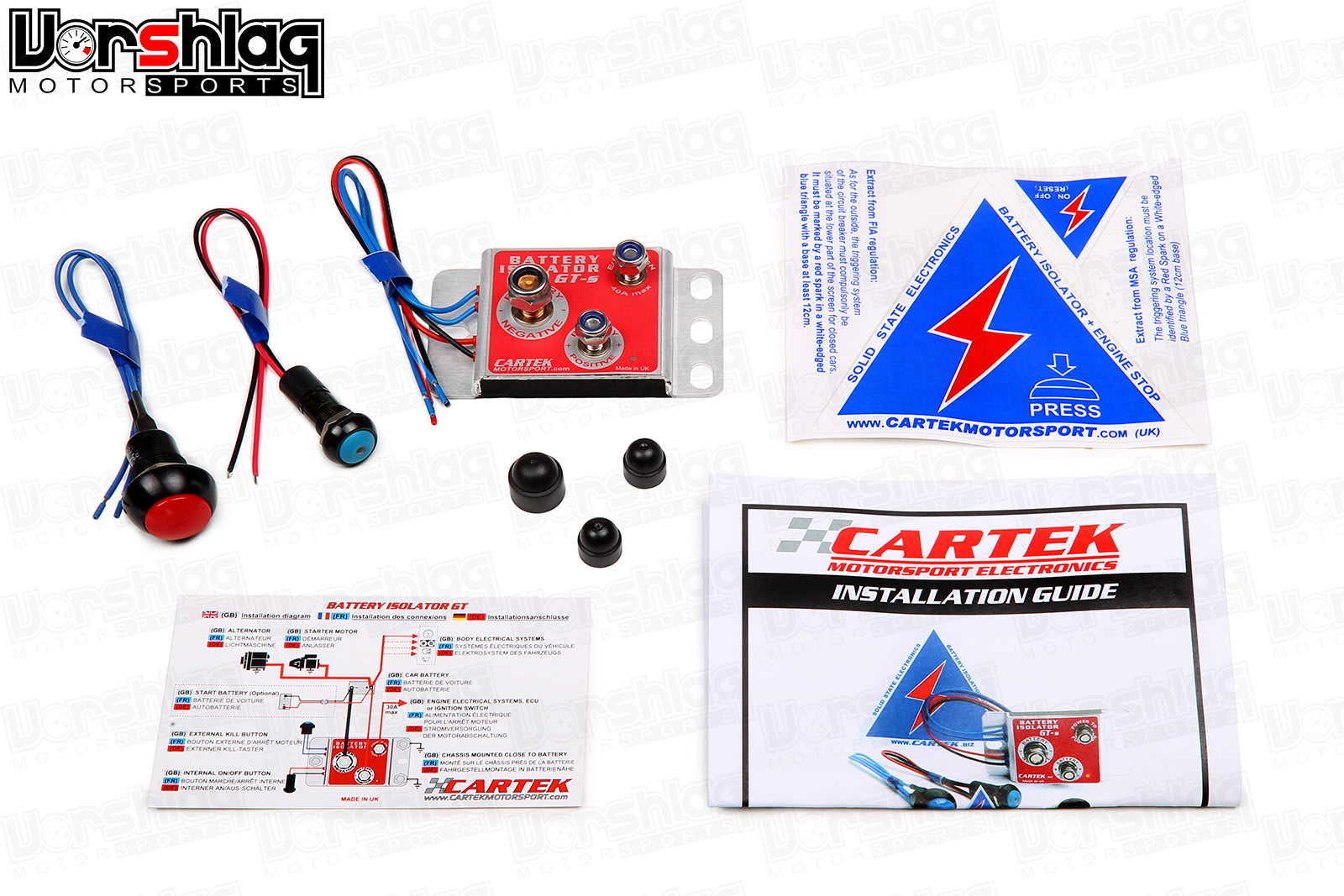 cartek gt battery isolator