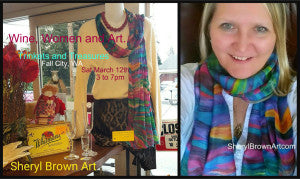 Sheryl Brown Art - Local Show at Trinkets and Treasures