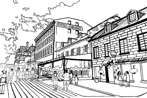 quebec coloring pages