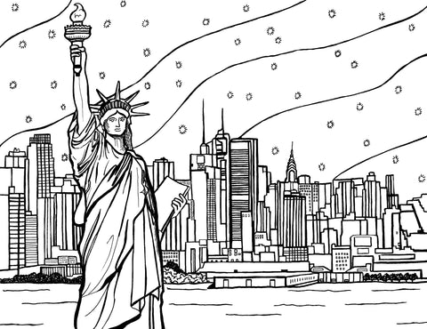 New York City Coloring Pages – You-Color