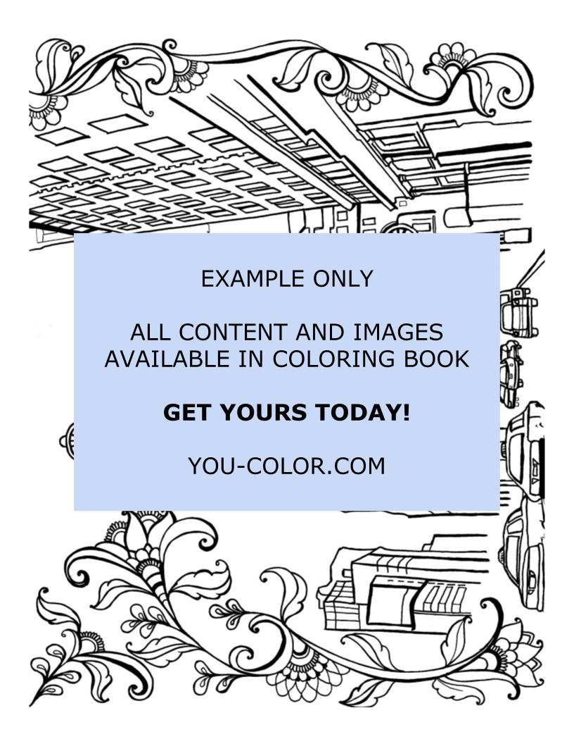 The Flatiron District - Coloring Page