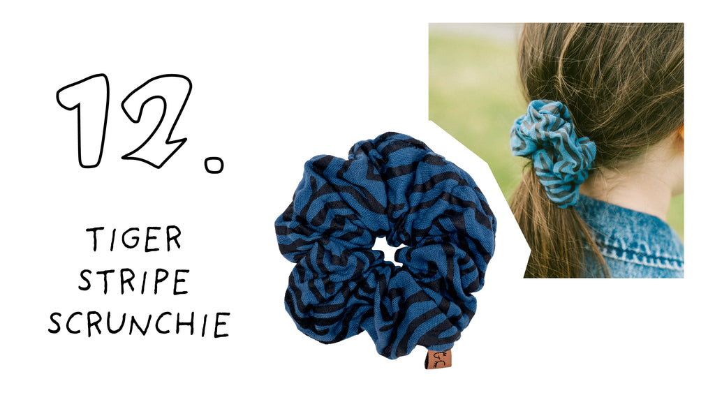 Tiger Stripe Scrunchie