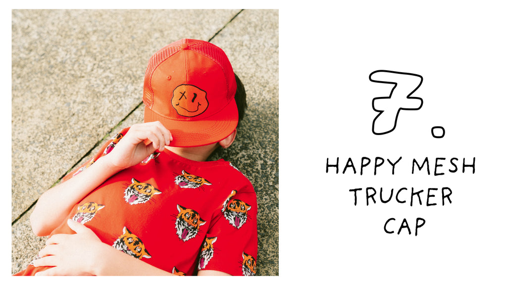 Happy Mesh Trucker Cap