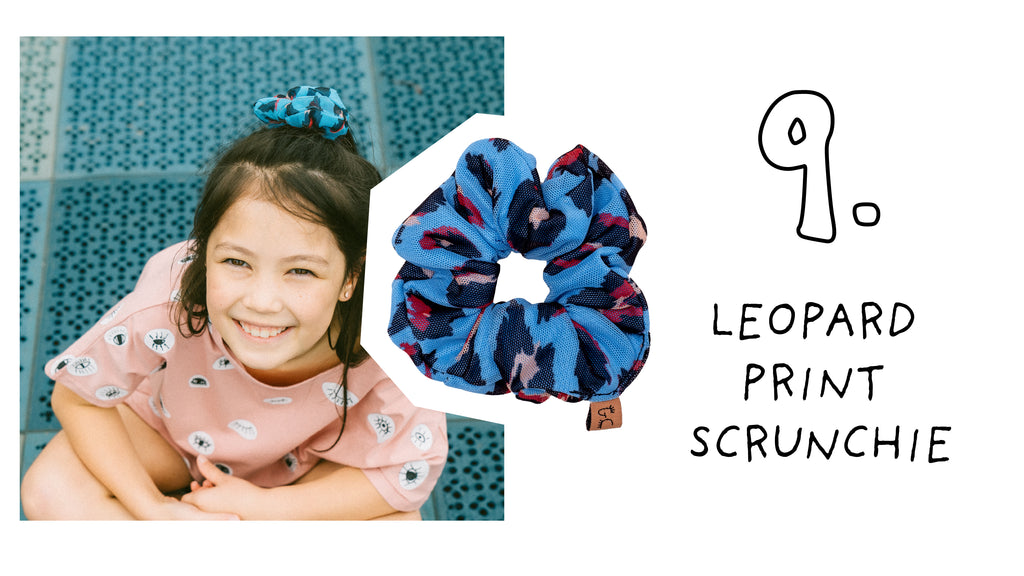 Leopard Print Scrunchie