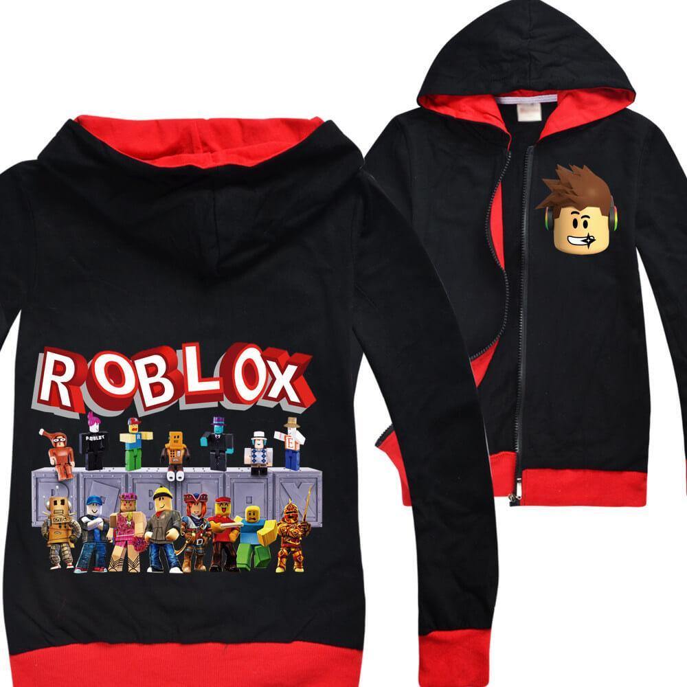 Roblox Character Encyclopedia Print Girls Boys Zip Up Cotton Hoodie Fadcover - details about roblox boys girls kids hoodies sweatshirts pullover pants spring fall clothing