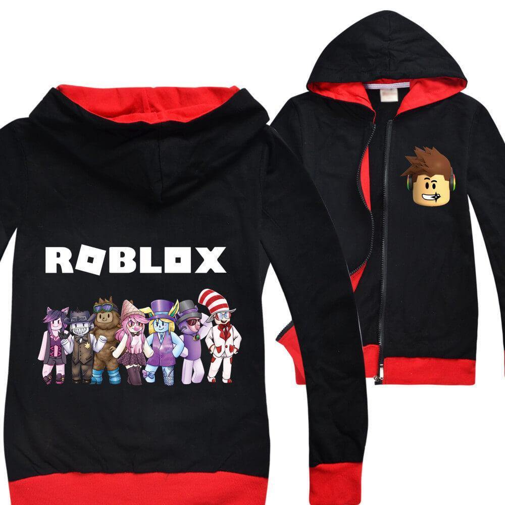 Boys Girls Kids Roblox Spring Fall Sweatshirt Hoodies Pullover Cartoon Costumes - roblox costume boys kids