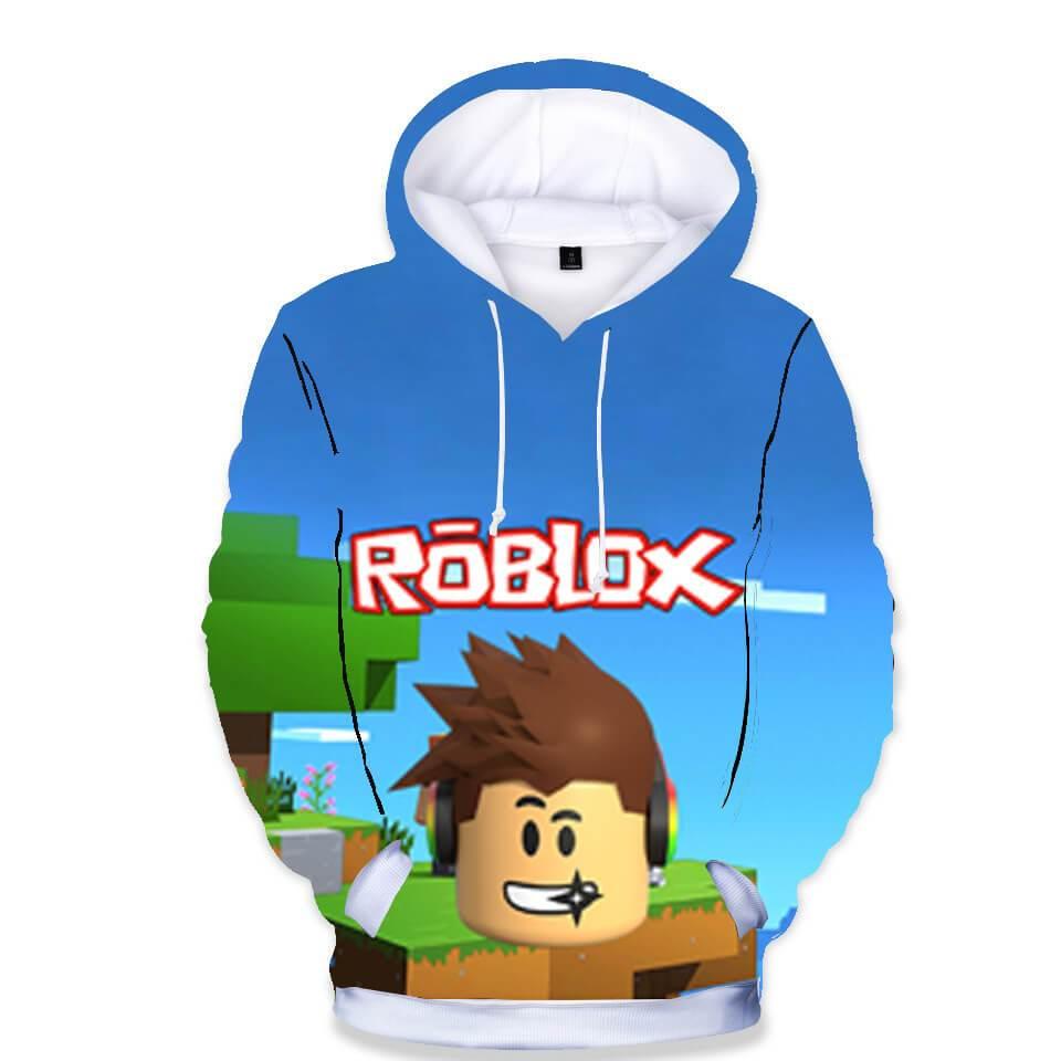 Boys Girls Roblox 3d Print Kids Cotton Hoodie Fadcover - roblox sweatshirt girls