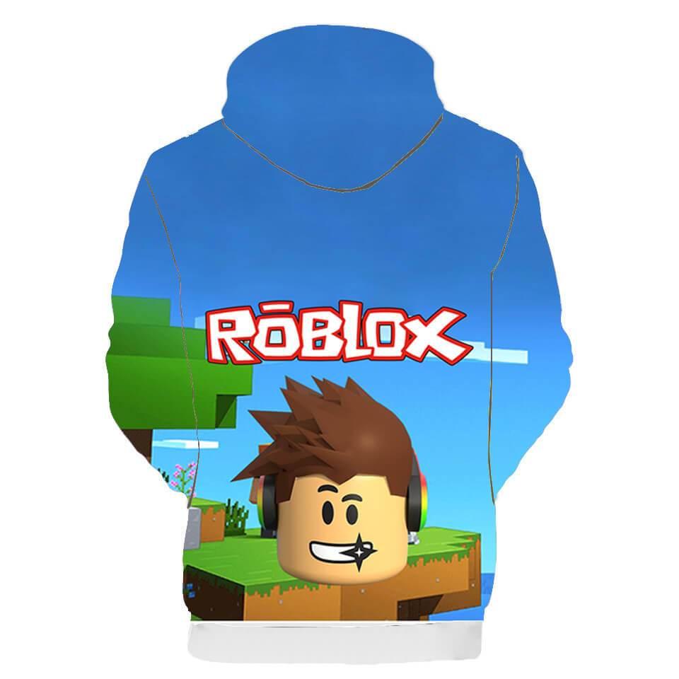 Boys Girls Roblox 3d Print Kids Cotton Hoodie Fadcover - roblox hoodie for kids
