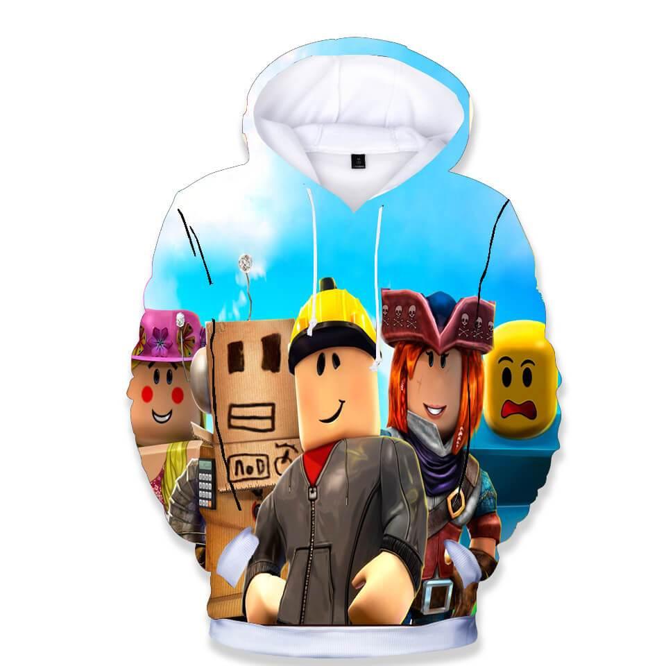 Roblox Mr Robot And Builderman 3d Print Girls Boys Cotton Hoodie Fadcover - builderman roblox