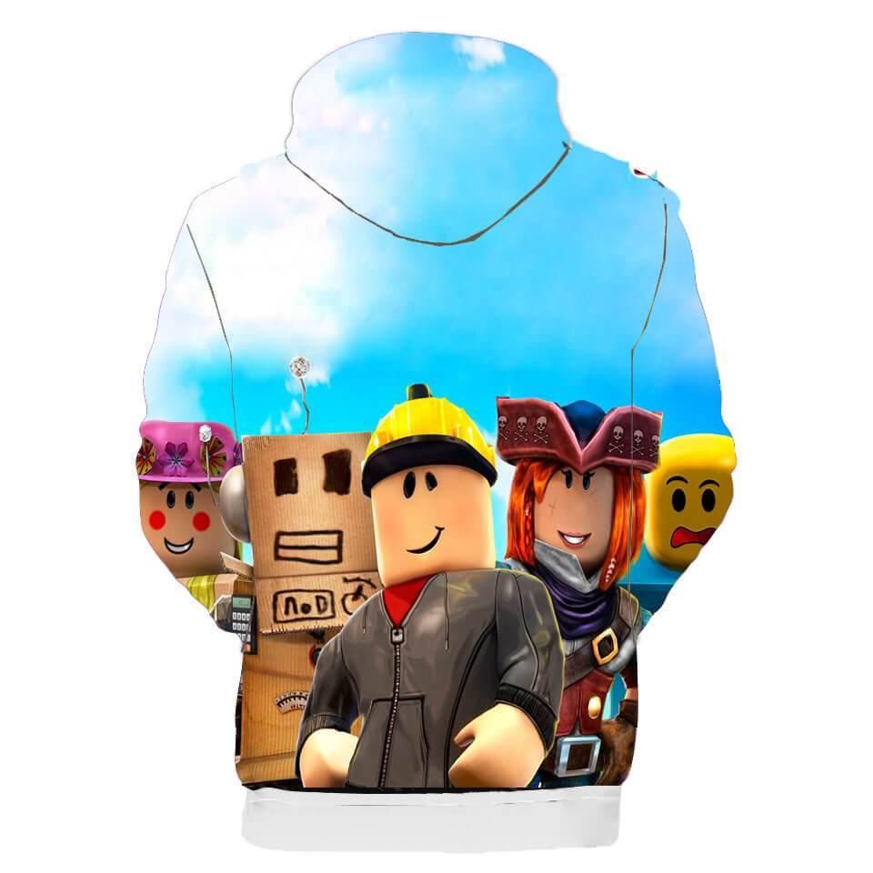 Roblox Mr Robot And Builderman 3d Print Girls Boys Cotton Hoodie Fadcover - real life costume roblox