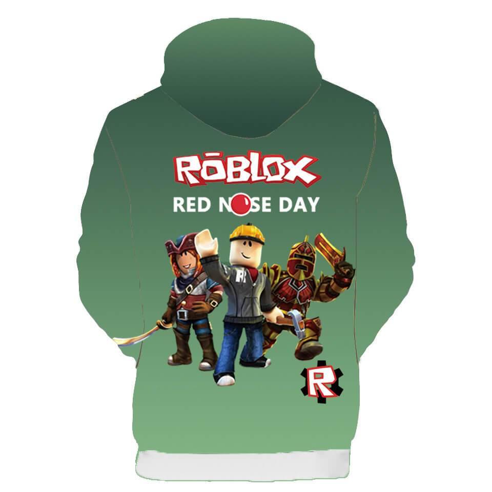 Red Nose Day Roblox 3d Print Girls Boys Cotton Hoodie Fadcover - cut price roblox hoodies shirt for boys sweatshirt red nose