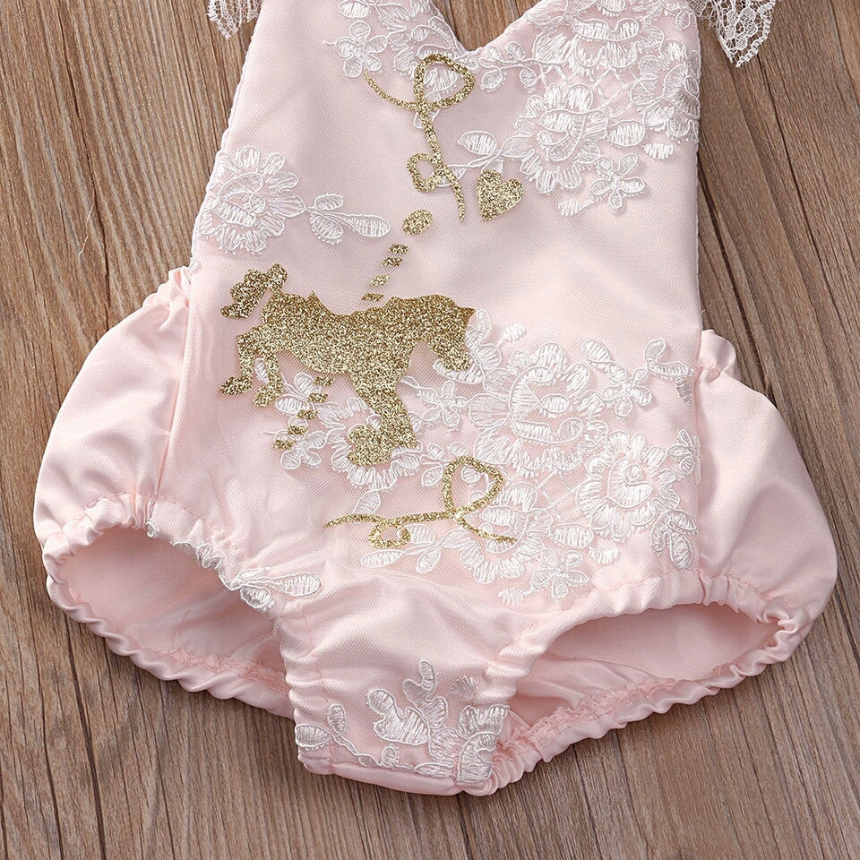 baby girl clothes with horses on them