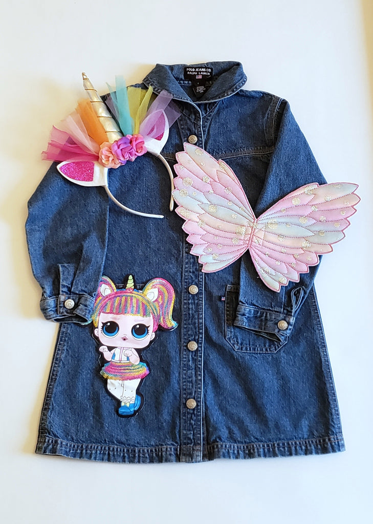 lol doll unicorn outfit