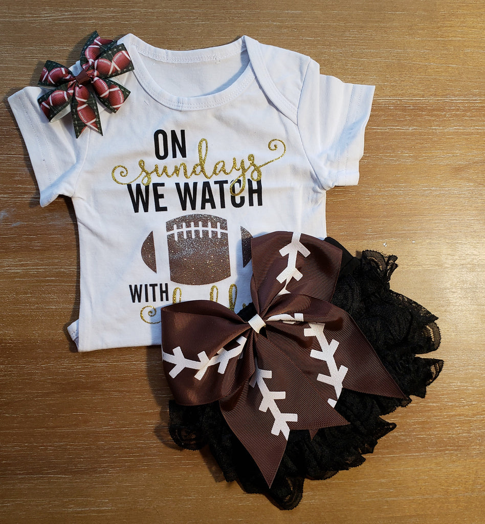 newborn football outfit