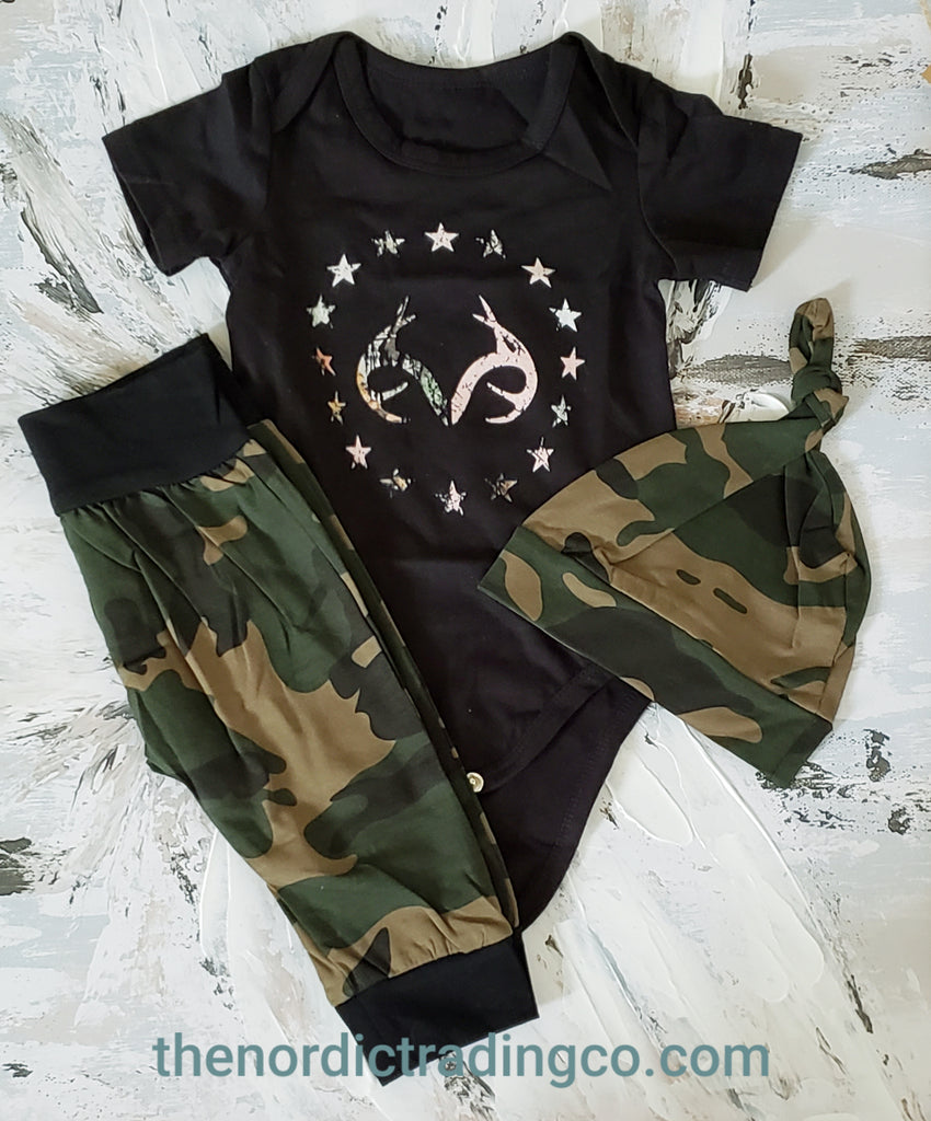 infant boy hunting clothes