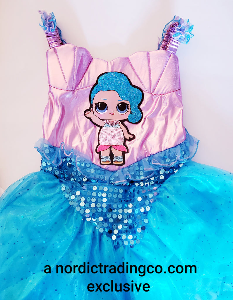 mermaid girls dress