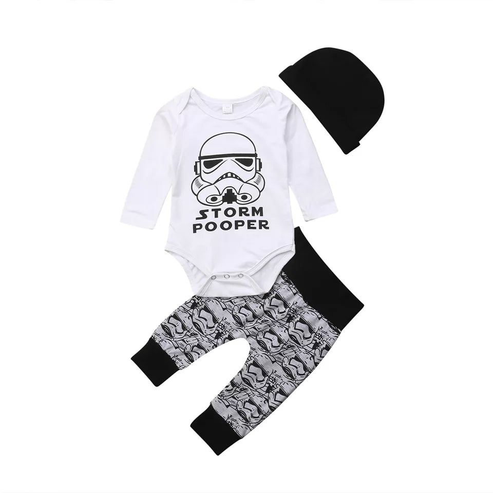 Storm Pooper Lighthearted Star Wars Boys Outfit Baby Shower Gift