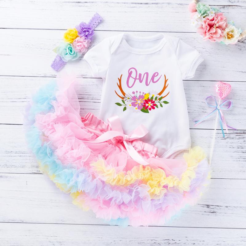 baby girl first birthday onesie