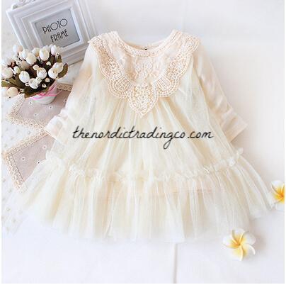 off white baptism dress