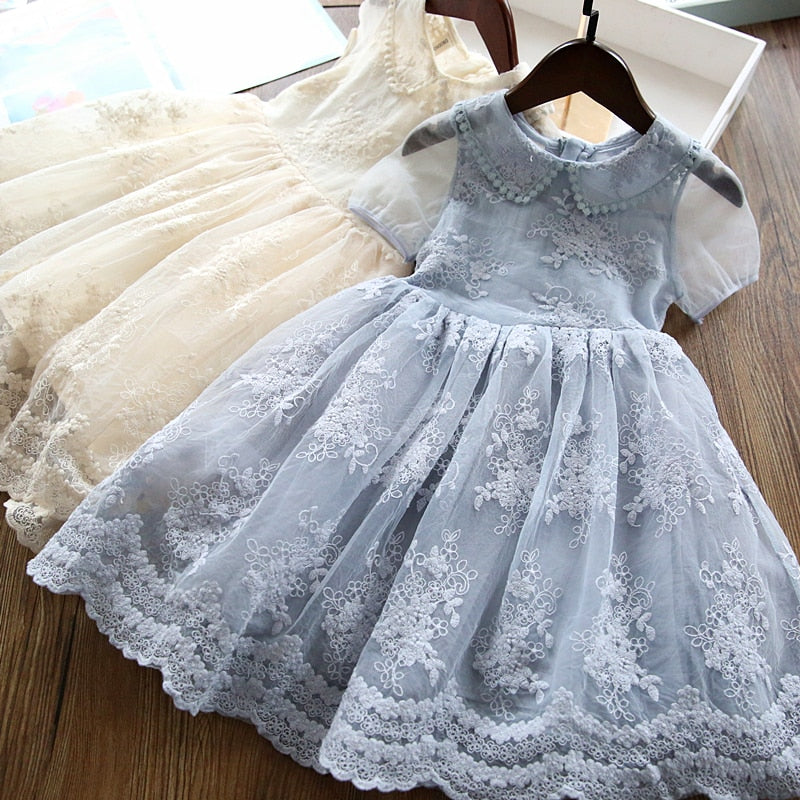 dusty blue dress for girls