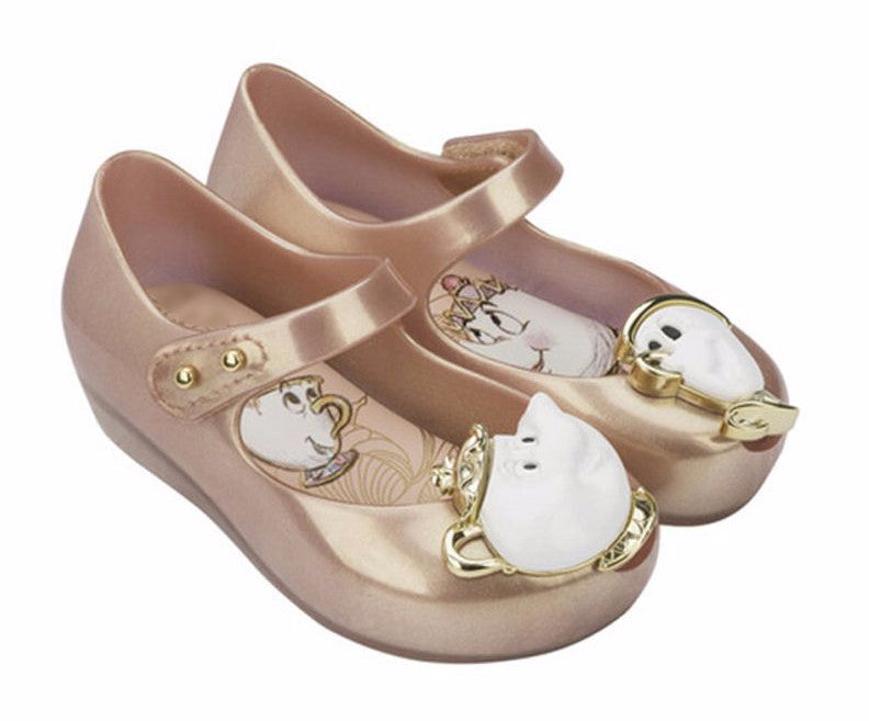 rose gold jelly shoes