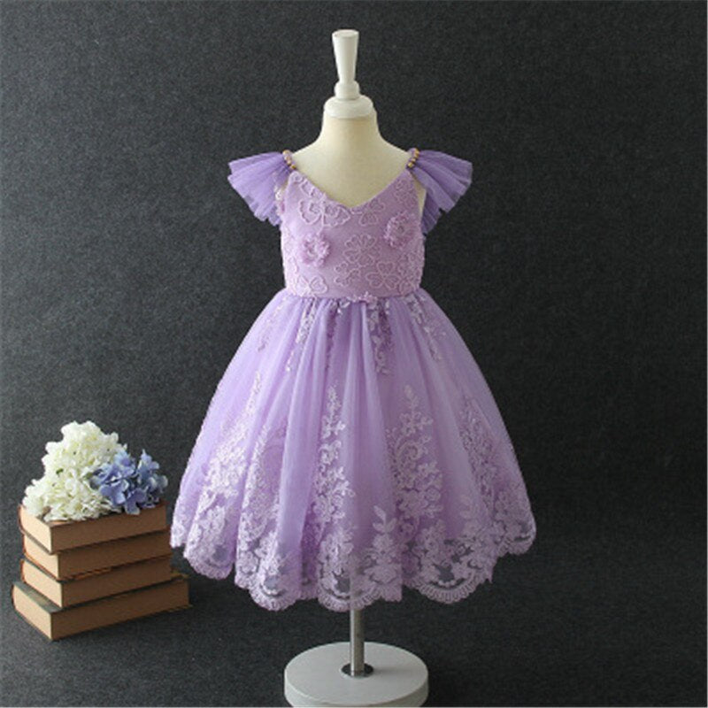 purple dresses for toddlers